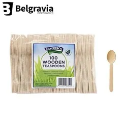 Belgravia CaterPack Wooden Tea Spoons Pack 100's - Pack (10)