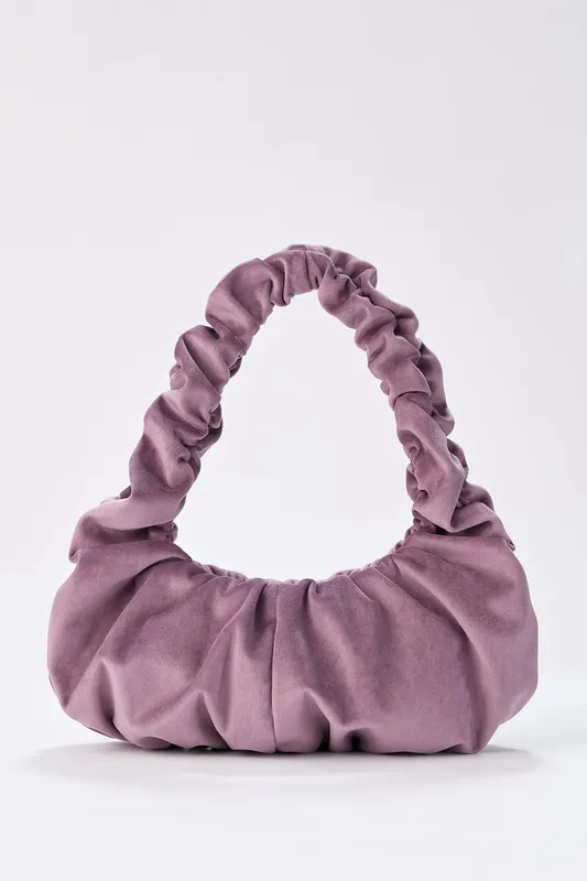 Belissh Women's Pleated Shoulder Bag in Lilac Lilac female