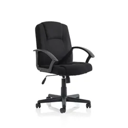 Bella Executive Managers Chair Black Fabric