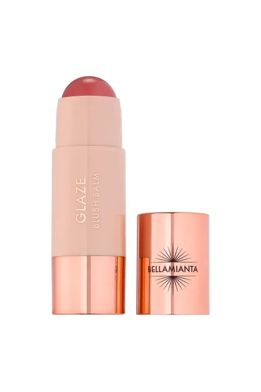 Bellamianta Women's Glaze Blush & Glow Balm 5g in Desert Rose Desert Rose 5G