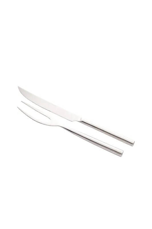 Belleek Living 'Mirage' Carving Set in Silver Silver