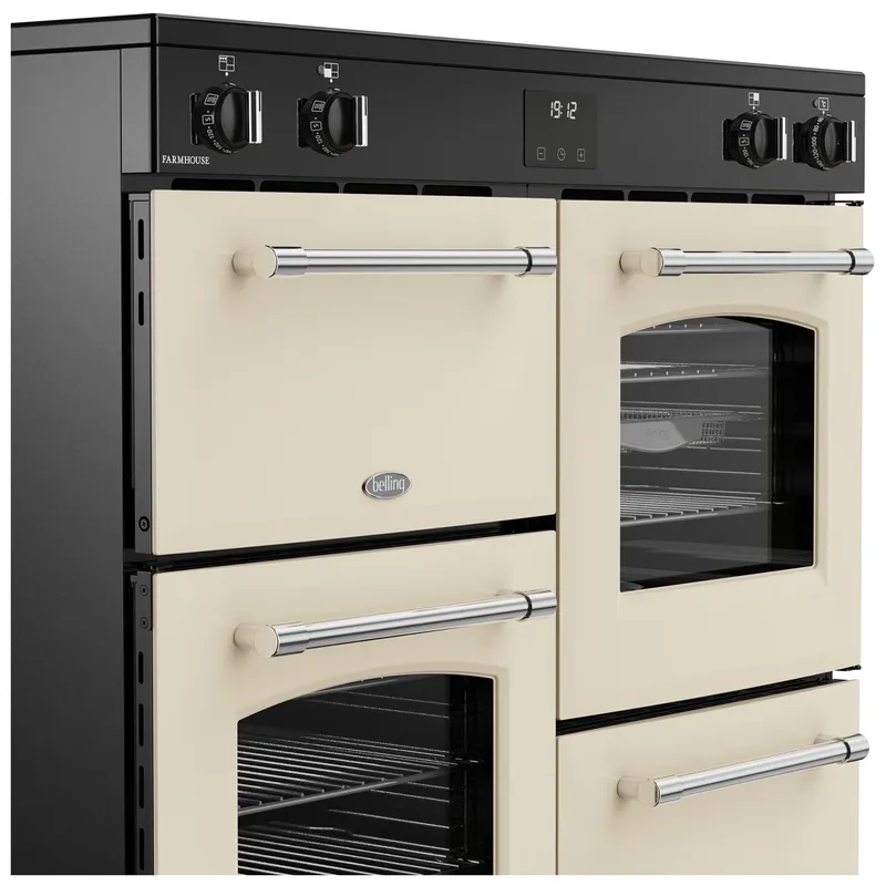 Belling Bel Rca Farmhouse 100EI Crm 11833 100cm Induction Range Cooker - Cream