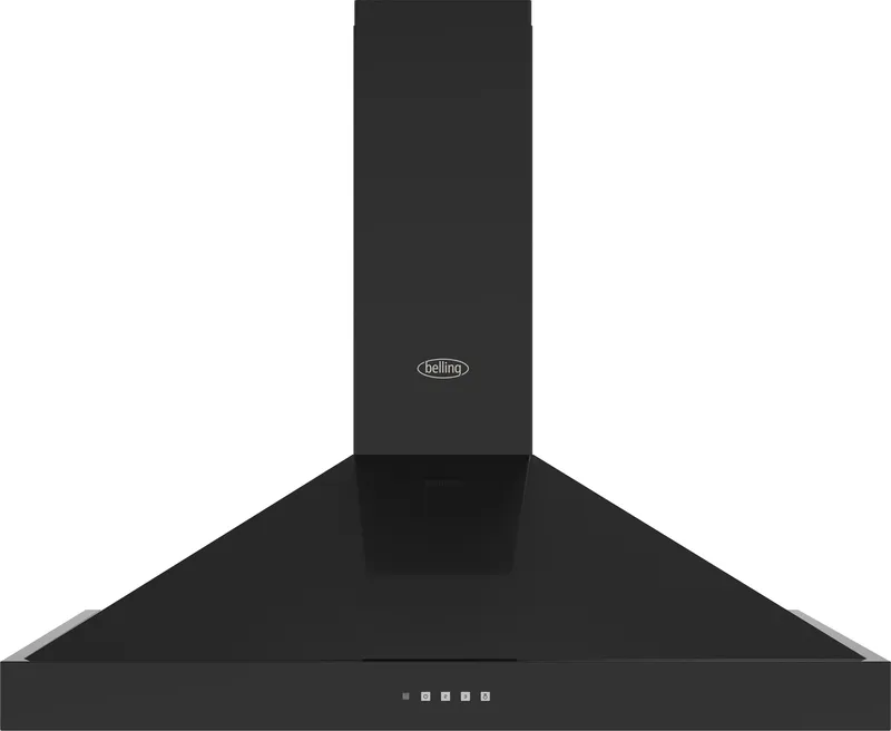 Belling Bel Farmhouse Chim 100PYR 100cm Chimney Cooker Hood - Black