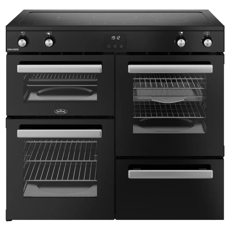 Belling Bel Rca Cookcentre 100EI Blk 11801 100cm Induction Range Cooker - Black