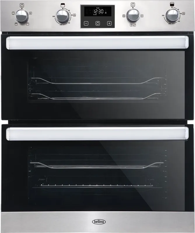 Belling BI702FPCT Built Under Electric Double Oven - Stainless Steel - A/A Rated, Stainless Steel
