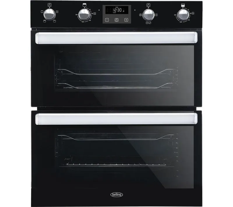 Belling BI702FPCT Electric Built-under Double Oven - Black
