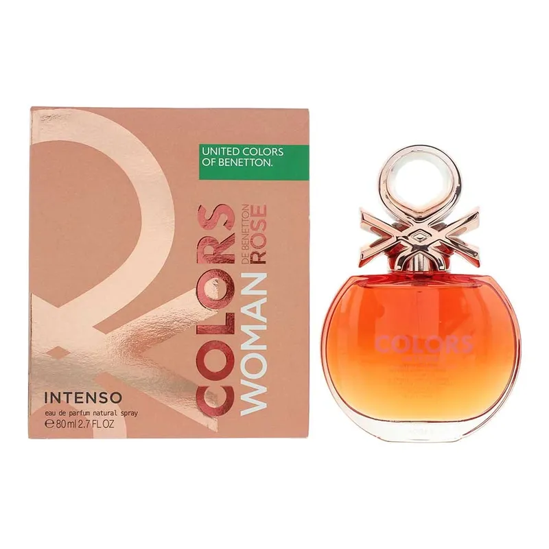 Benetton Colors Woman Rose Intenso Eau de Parfum, 80ml