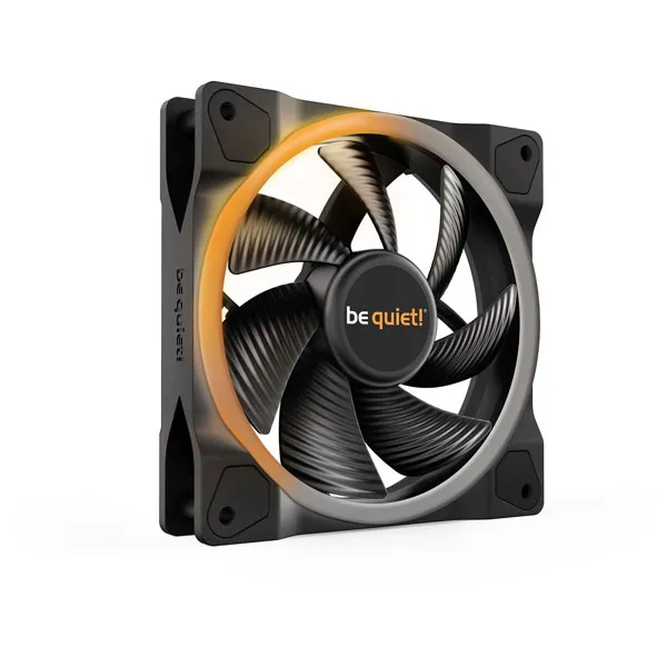 BeQuiet BL124 Light Wings LX 120mm PC fan Black with LED lighting ...