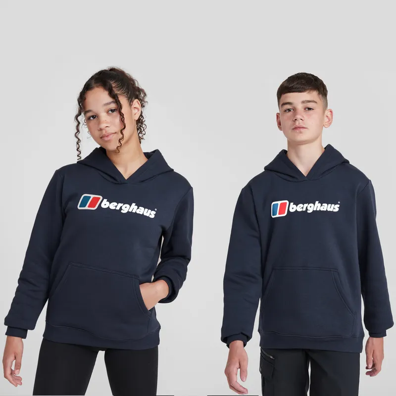 Berghaus Kids' Logo Hoody Blue