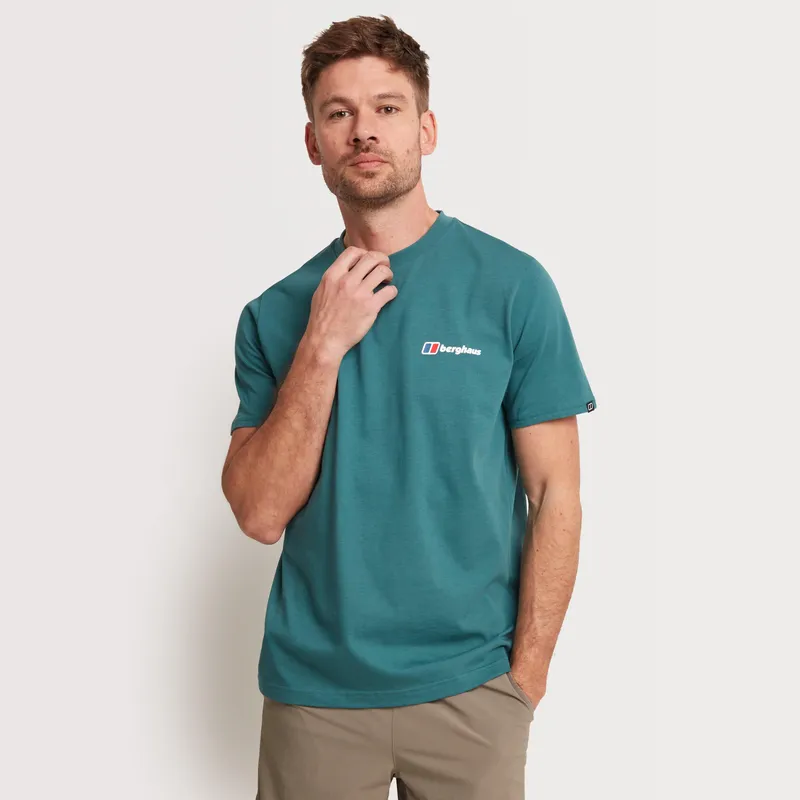 Men's Berghaus Class Logo Tee - Blue 2X-Large Men's