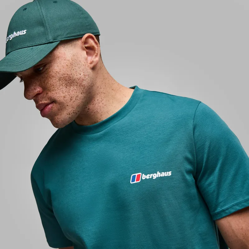 Men's Berghaus Class Logo Tee - Blue Men's