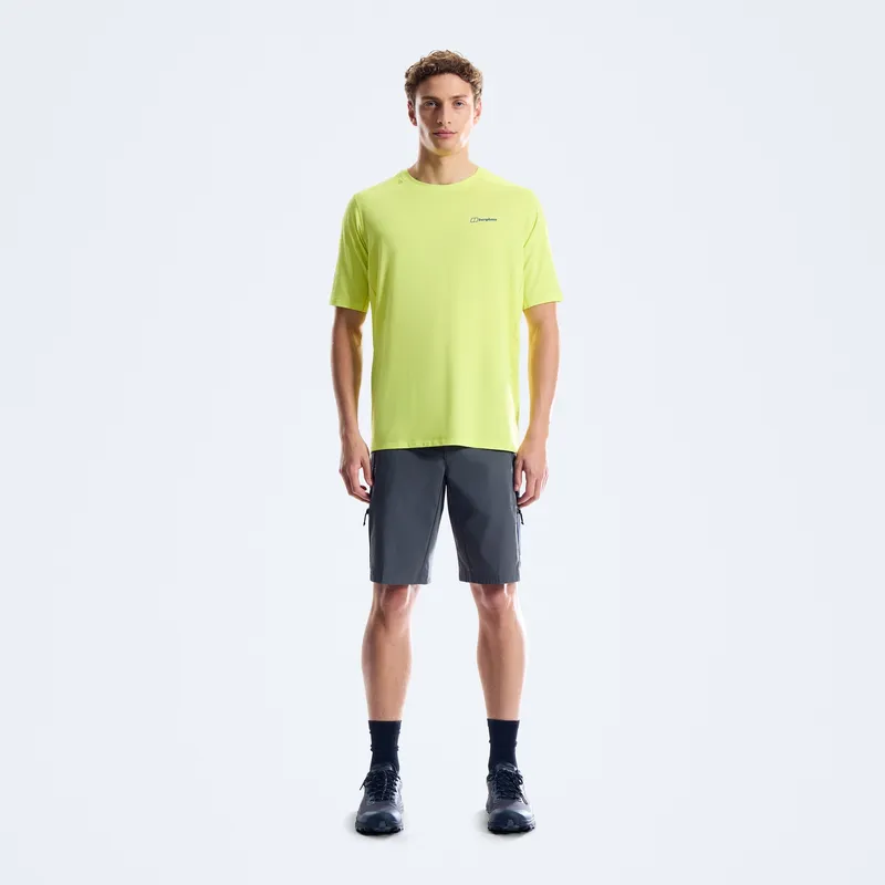 Berghaus Men's Hike-air Stretch Short - Grey 38 Men's