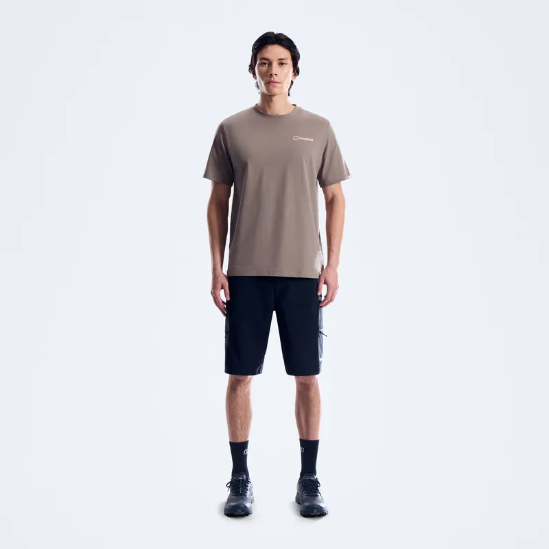 Berghaus Men's Mtn Matrix Essential Tee - Grey Large Men's