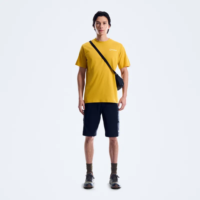 Berghaus Men's Mtn Matrix Essential Tee - Yellow Large Men's