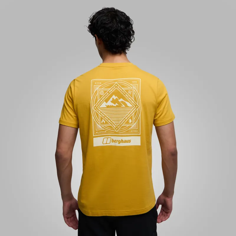 Berghaus Men's Mtn Matrix Essential Tee Yellow M Male