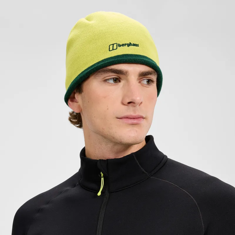 Berghaus Unisex Blocks Beanie - Green/Yellow Unisex