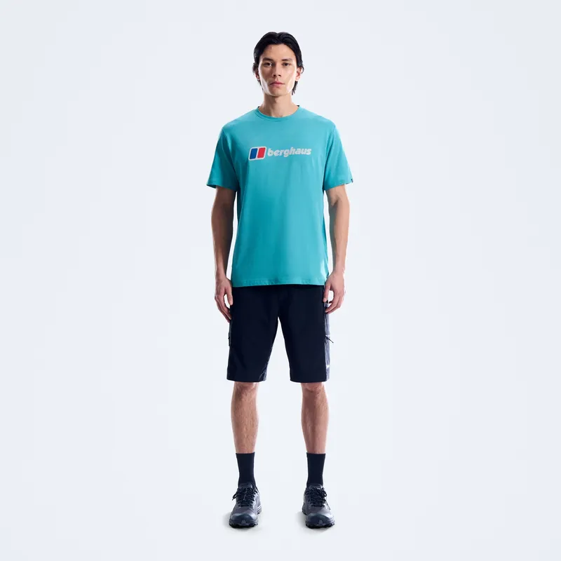 Men's Berghaus Class XL-Logo Tee - Blue Medium Men's
