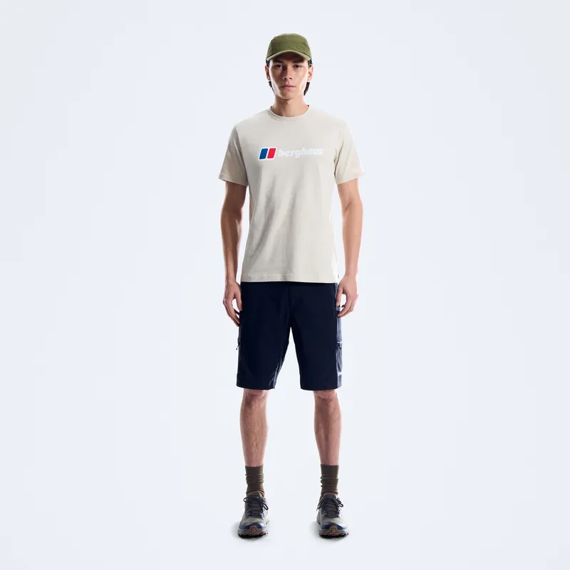 Men's Berghaus Class XL-Logo Tee - Grey Men's