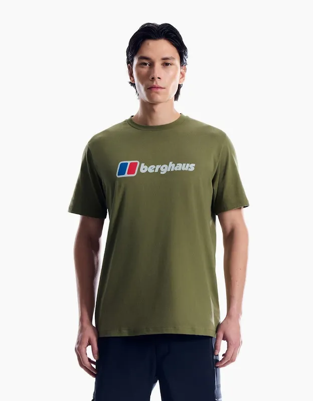 Men's Berghaus Class XL-Logo Tee - Green Men's