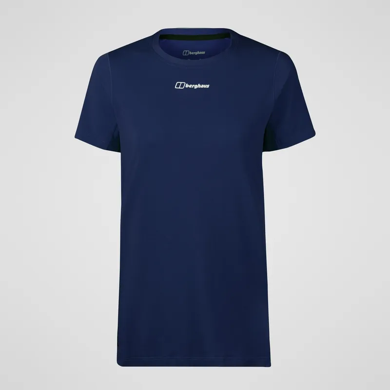Women's Berghaus Delta Short Sleeve Tech Tee - Blue Women's