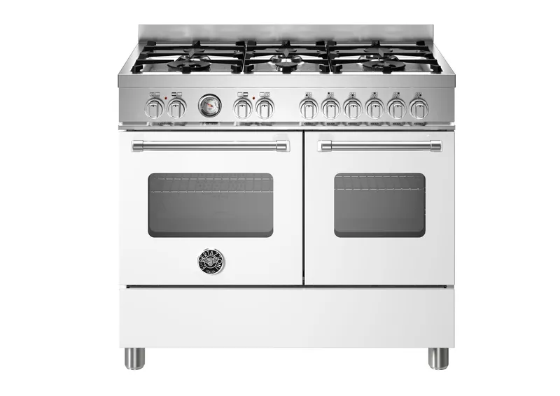Bertazzoni MAS106L2EBIC 100cm Master Series Dual Fuel Range Cooker - White
