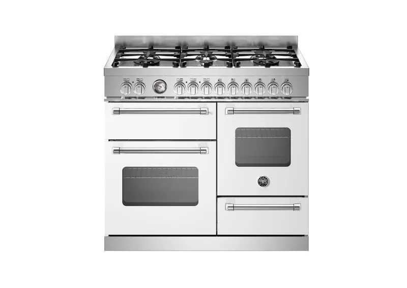 Bertazzoni MAS106L3EBIC 100cm Master Series XG Dual Fuel Range Cooker - White