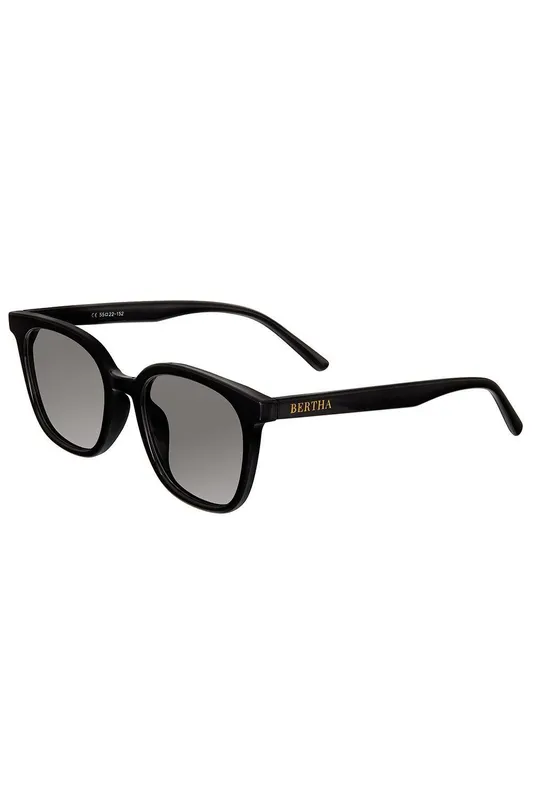 Bertha Women's Betty Polarized Sunglasses in Black Black One Size