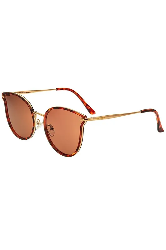 Bertha Women's Moon Polarized Sunglasses in Brown Brown One Size