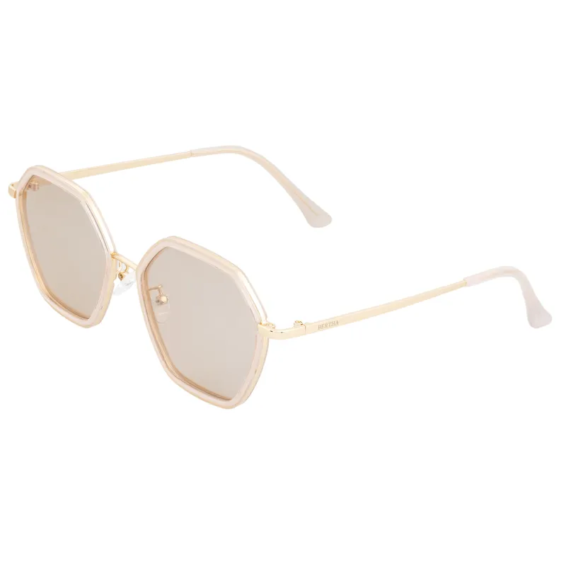 Bertha Womens Ariana Polarized Sunglasses - Transparent - One Size