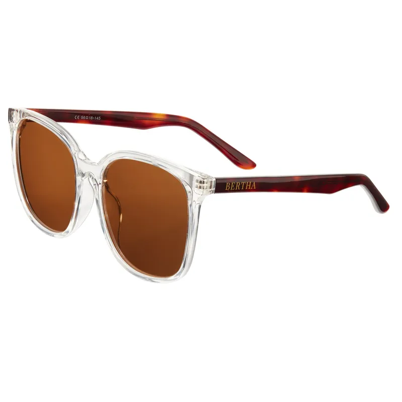 Bertha Womens Avery Polarized Sunglasses - Blue - One Size