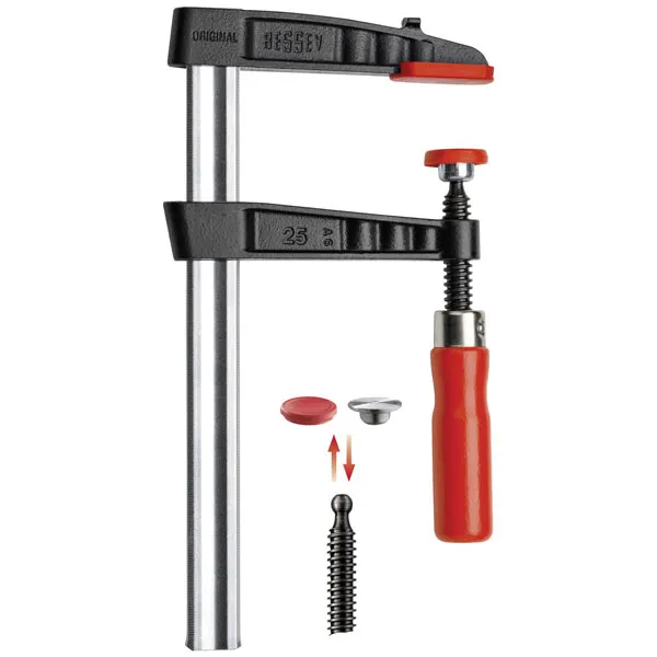 Bessey TG 2K Cast Iron F Screw Clamp 200mm 80mm