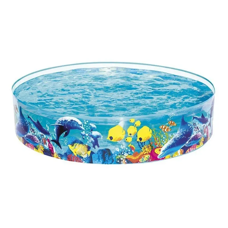 Bestway 55030 Round Inflatable Pool Blue 183 x 38 cm unisex