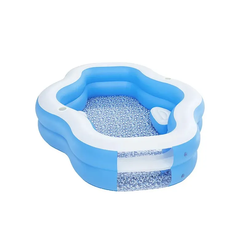 Bestway Splashview 270x198x51 Cm Rectangular Inflatable Pool Blue / White 821 Liters unisex