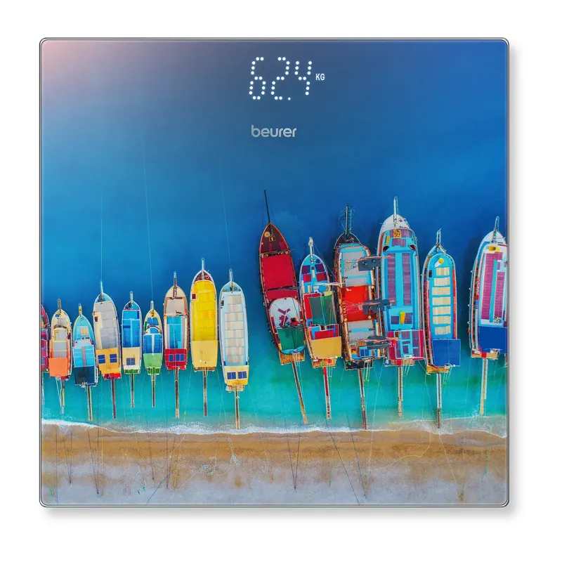 Scale Beurer GS 215 Bateaux Bleu 30x30 cm