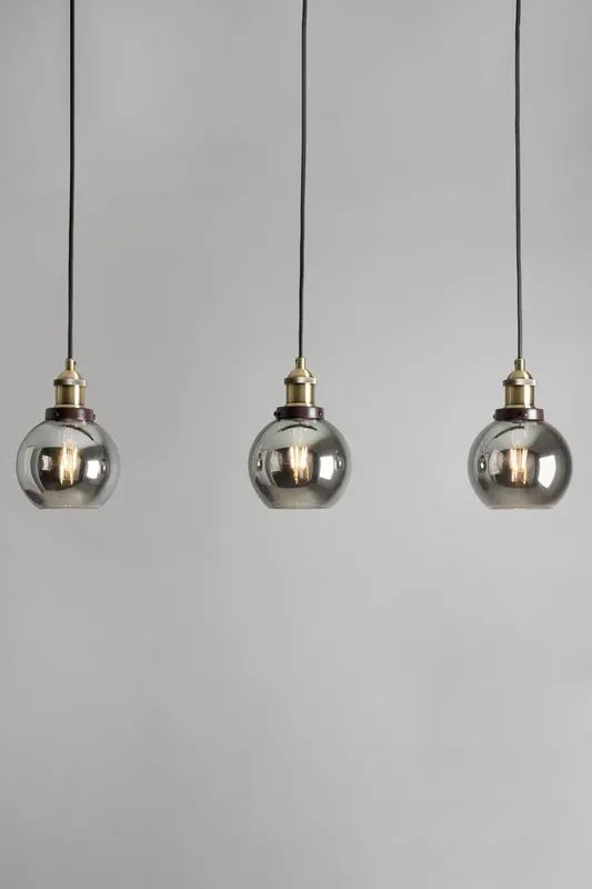 Bhs Lighting Carter Pendant Ceiling Light in Bronze - Bronze - Size: One Size