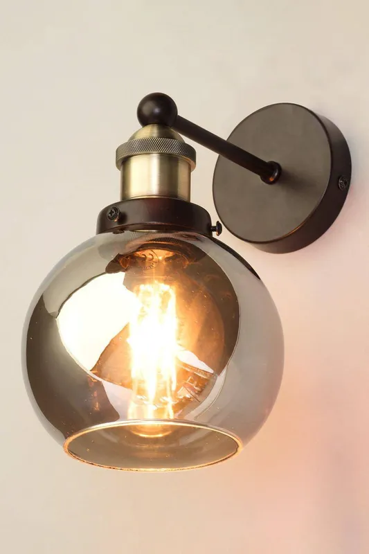 Bhs Lighting Carter Wall Light in Bronze Bronze