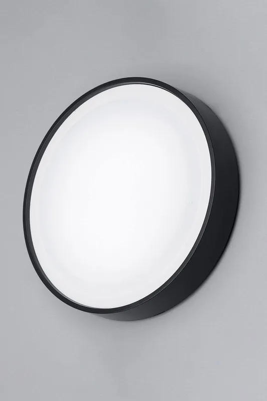 Bhs Lighting Flotta Outdoor Wall Light in Black - Black