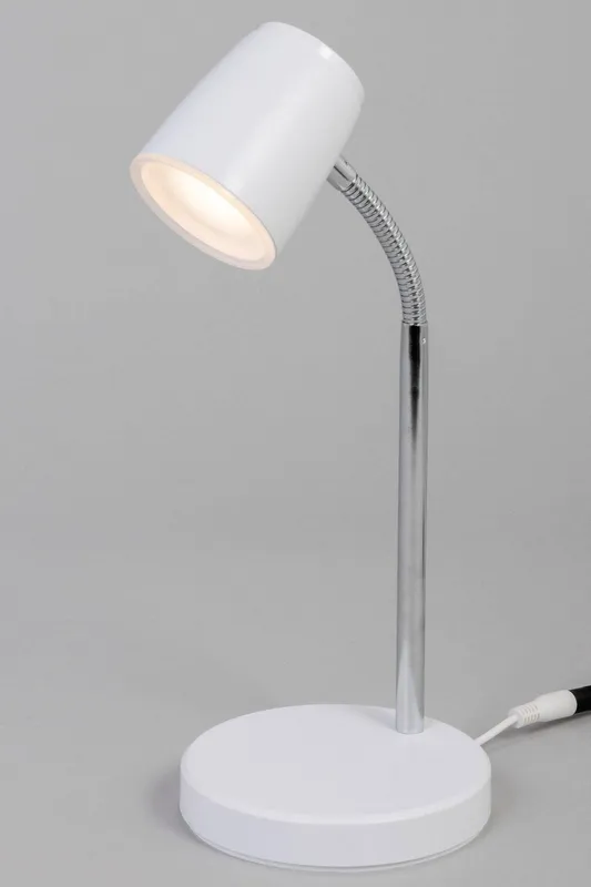 Bhs Lighting Unisex Glow Task Table Lamp in White White female