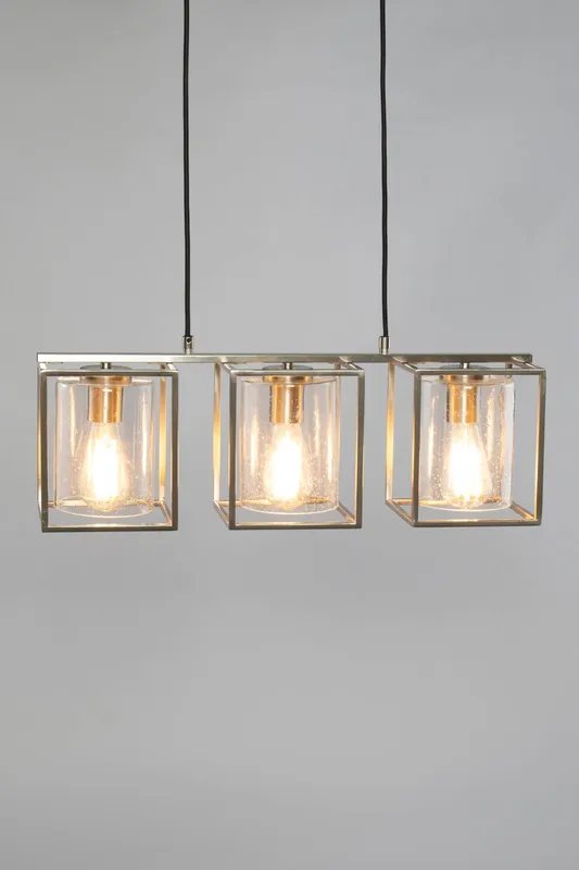 Bhs Lighting Hardy Ceiling Pendant Light in Silver Silver