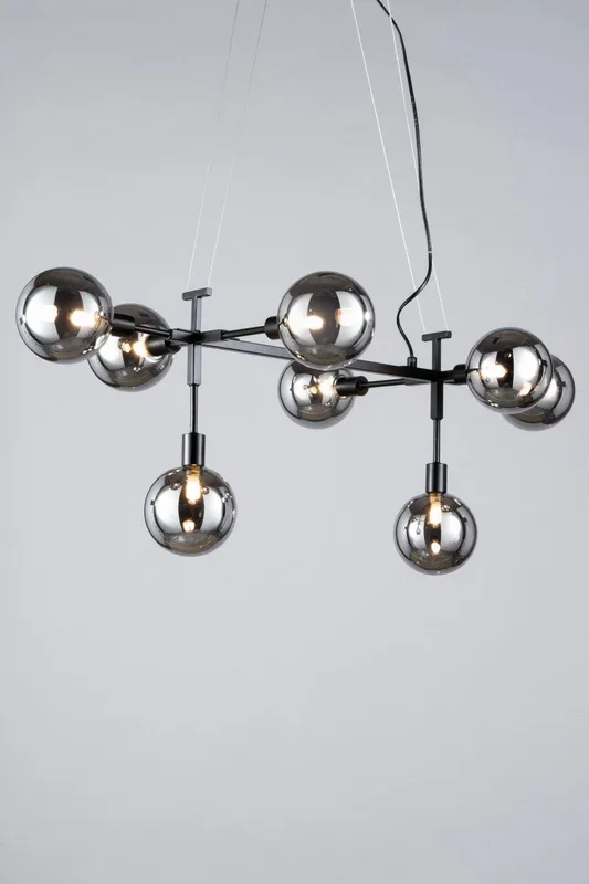 Bhs Lighting Unisex Hennock Pendant Ceiling Light in Black Black female