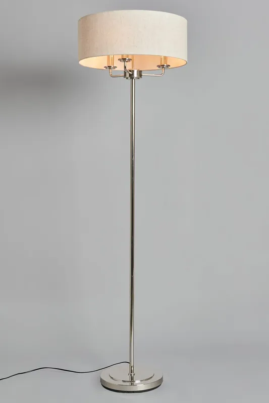 Bhs Lighting Henry Floor Lamp in Silver - Silver