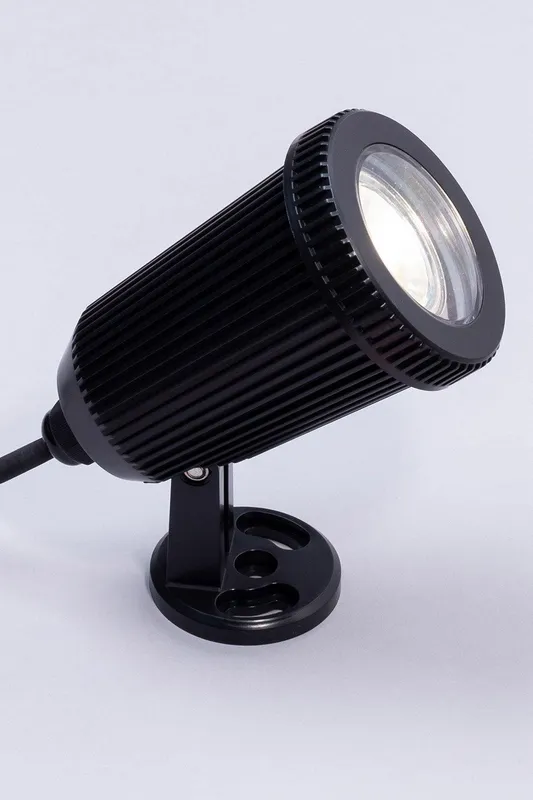 Bhs Lighting Hunda Outdoor Spike Light in Black Black