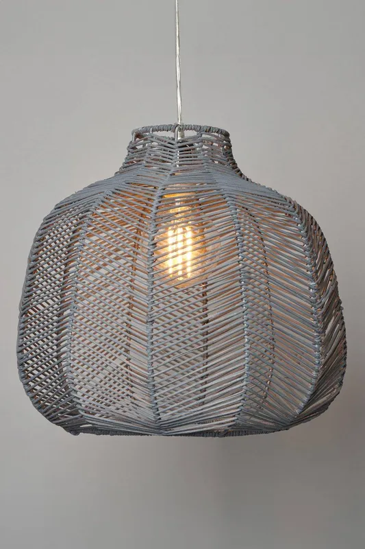 Bhs Lighting Leo Easy Fit Light Shade in Grey Grey