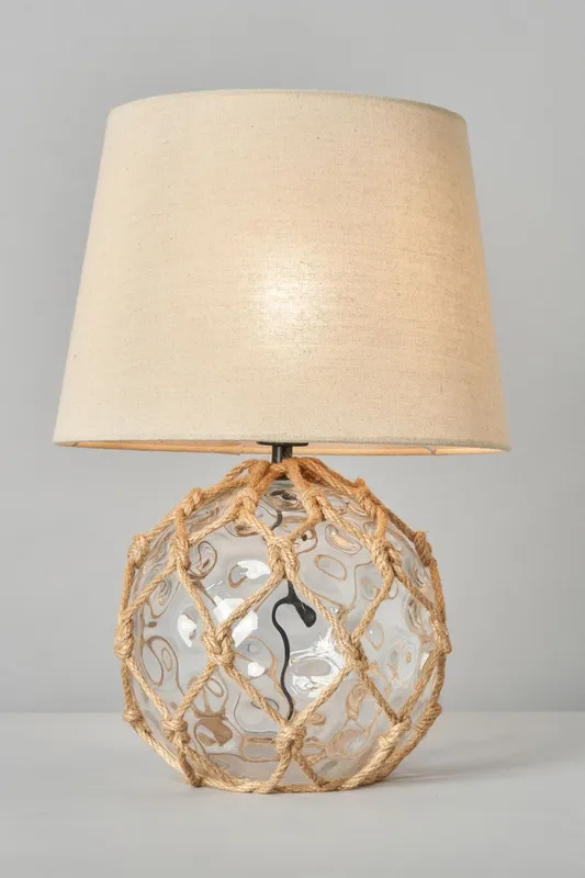 Bhs Lighting Lucy Rope Table Lamp in Clear Clear