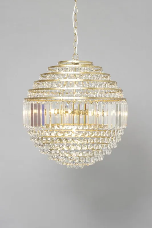 Bhs Lighting Paladina Ceiling Pendant Light in Gold - Gold