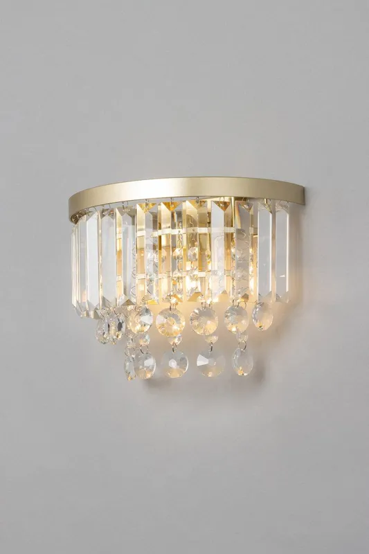 Bhs Lighting Paladina Wall Light in Gold Gold