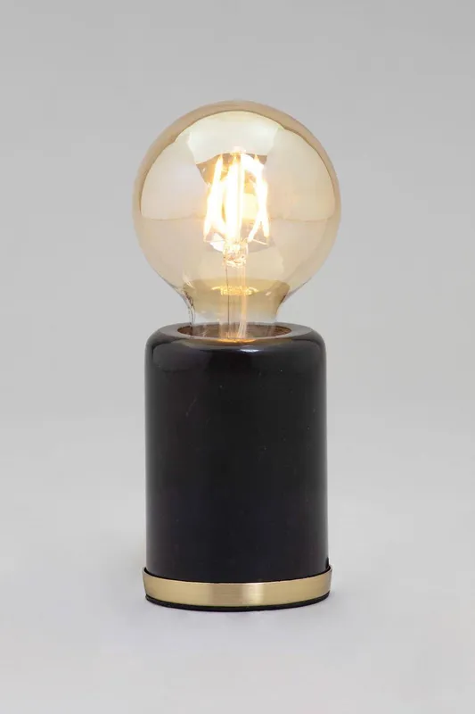 Bhs Lighting Romano Table Lamp in Black - Black