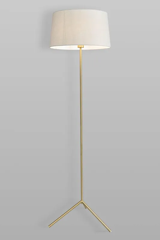Bhs Lighting Stassy Tripod Feet Floor Lamp in Gold - Gold