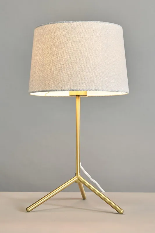 Bhs Lighting Stassy Tripod Feet Table Lamp in Gold Gold