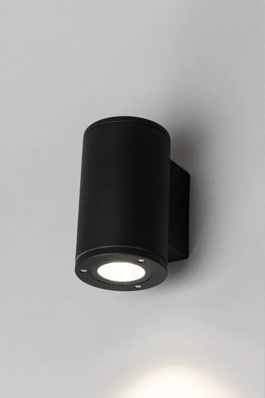 Bhs Lighting Unisex Taylor Outdoor Wall Light in Black Black female